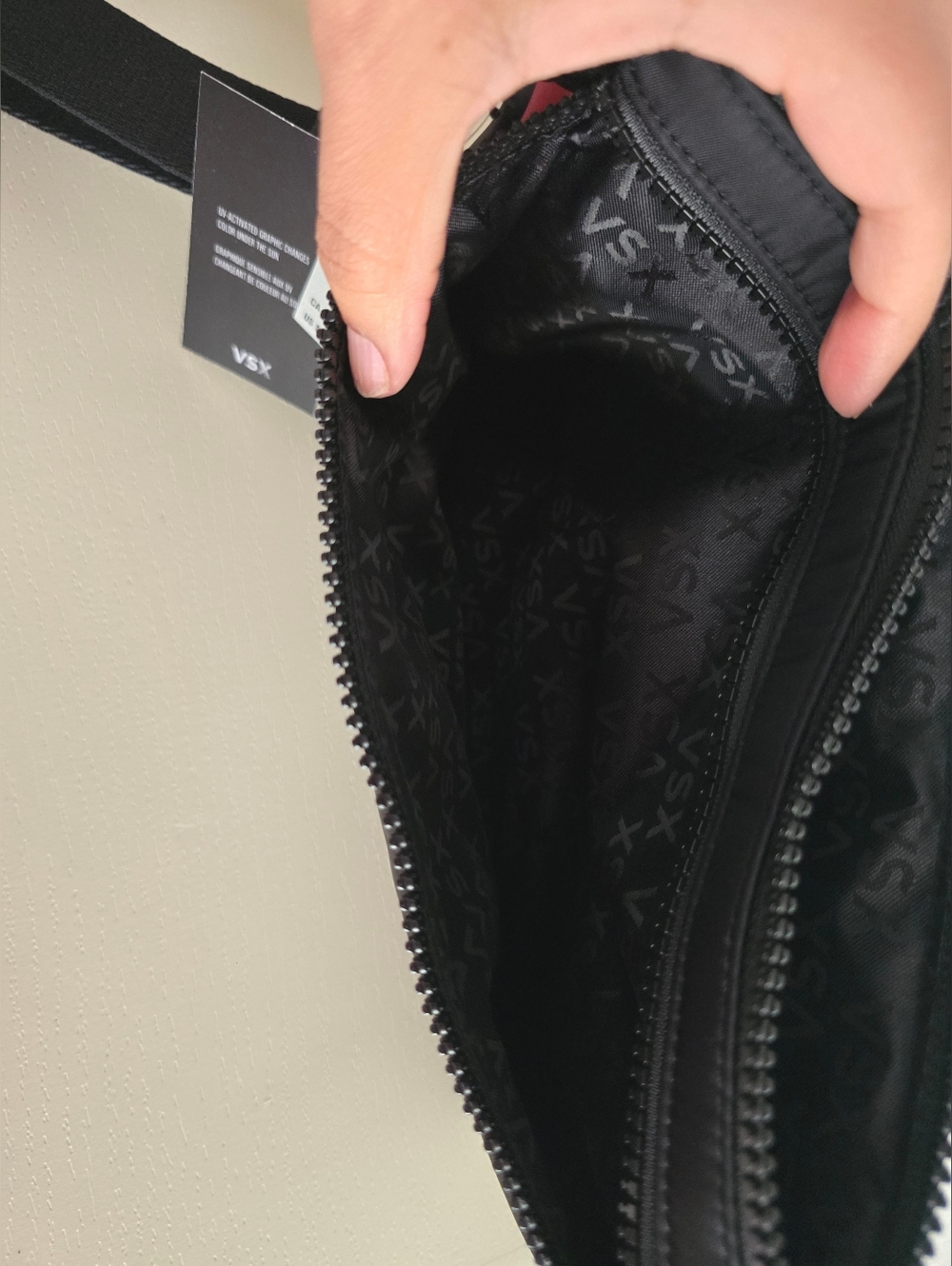 VSX Black Waist Pouch with White Logo - Picture 10 of 11
